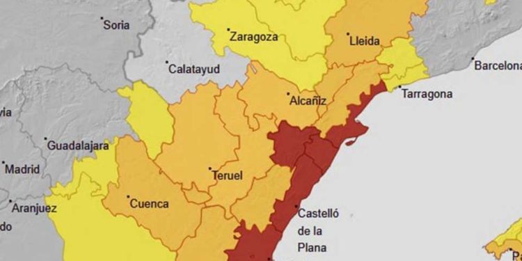 La DANA activa alertas máximas por lluvias torrenciales en España