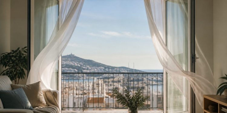 Ventilación cruzada en Ceuta: cómo renovar el aire en casa sin perder confort