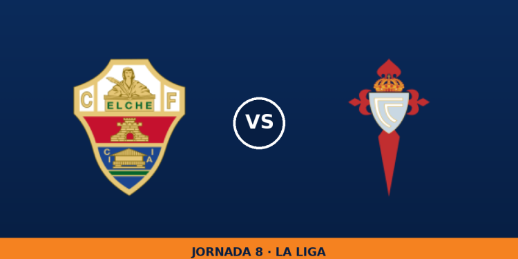 Elche – Celta de Vigo: horario y dónde ver el partido