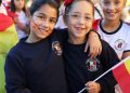 Alumnos de Colegios RC España celebran el 12 de octubre en unidad