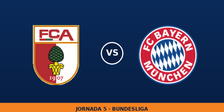 FC Augsburg – Bayern Múnich, en directo: jornada 5 de Bundesliga