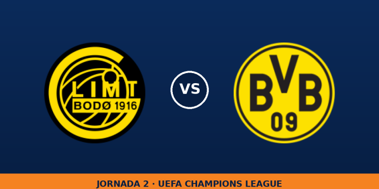 Bodo/Glimt – Borussia Dortmund: horario y dónde ver el partido