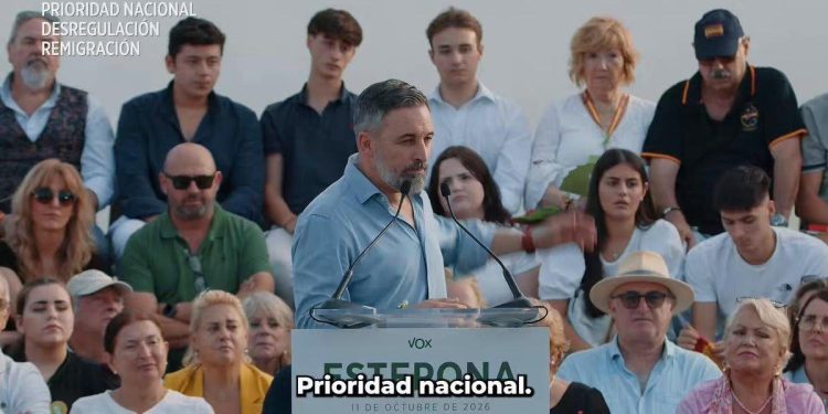 Vox Ceuta difunde mensaje de Santiago Abascal