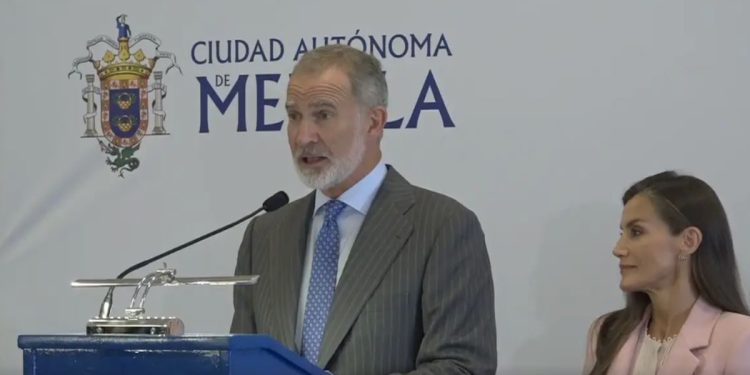 Felipe VI advierte desde Melilla de que cualquier amenaza a la frontera de un Estado miembro lo es al conjunto de la UE