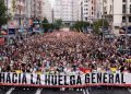 Movilizaciones para la huelga general del 11N se registran en Trabajo