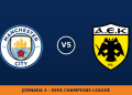 Manchester City – AEK Athens FC: horario y dónde ver el partido