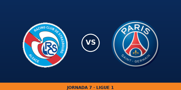 Strasbourg – Paris Saint Germain, en directo: jornada 7 de Ligue 1