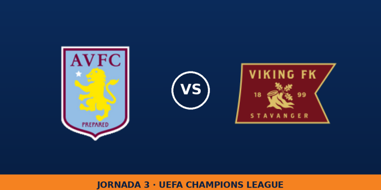 Aston Villa – Viking: horario y dónde ver el partido