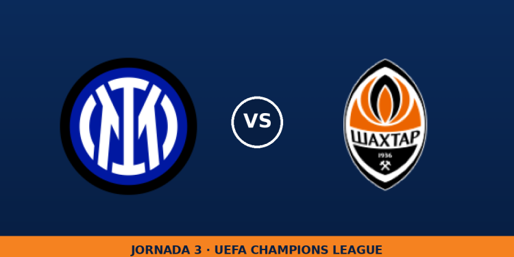 Inter – Shakhtar Donetsk: horario y dónde ver el partido