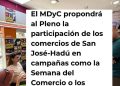 MDyC impulsa apoyo al comercio de San José-Hadú