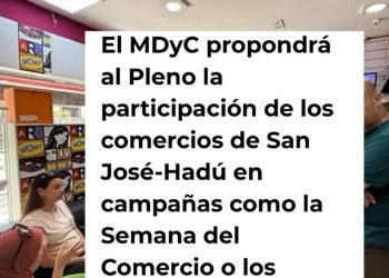 MDyC impulsa apoyo al comercio de San José-Hadú