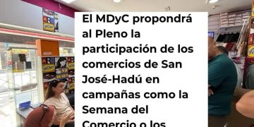 MDyC impulsa apoyo al comercio de San José-Hadú