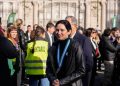 Retuvieron a Isabel Díaz Ayuso durante 40 minutos en el Palacio de Santoña tras una protesta de la Marea Verde