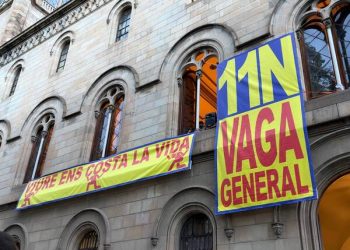 Inaugurada la Casa de la Vaga en la UB con apoyo a la huelga general