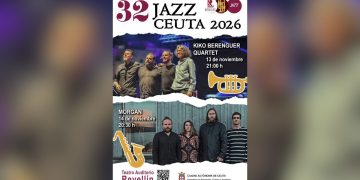 El XXXII Festival de Jazz de Ceuta reunirá a Kiko Berenguer Quartet y Morgan en el Teatro Auditorio del Revellín