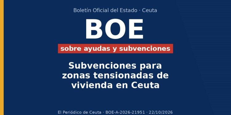 Subvenciones para zonas tensionadas de vivienda en Ceuta